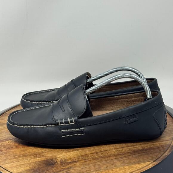 Polo Ralph Lauren Wes Penny Loafer Men 10.5 Leather Driving Shoes Shoe - Picture 3 of 8